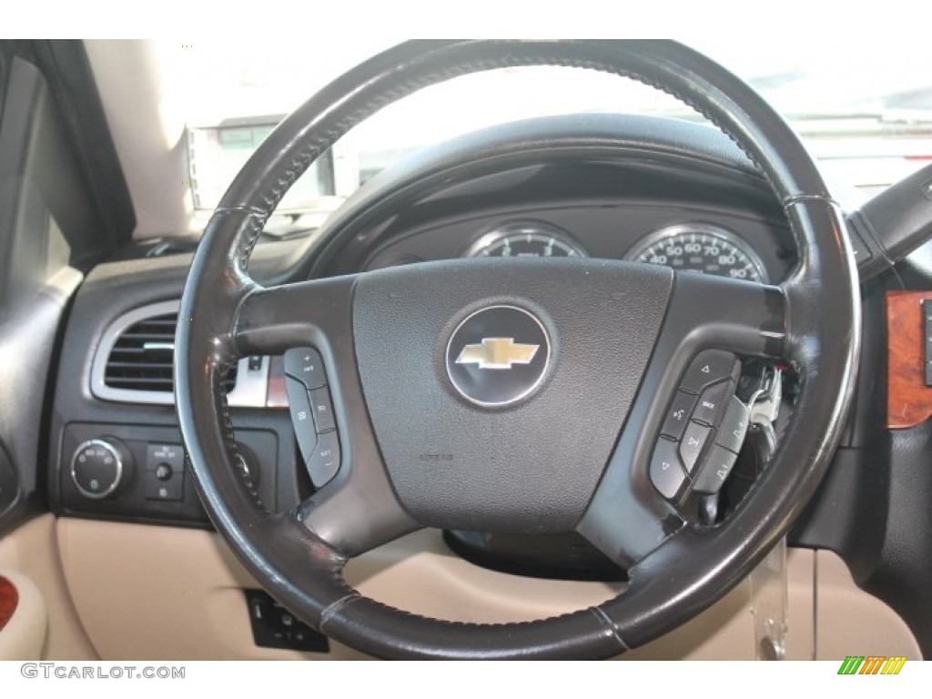 2008 Silverado 3500HD LTZ Crew Cab 4x4 - Desert Brown Metallic / Light Titanium/Ebony photo #33