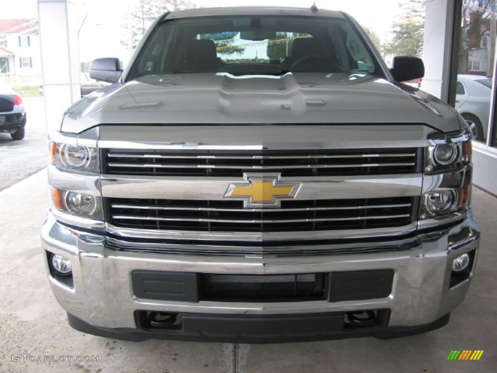 Silver Ice Metallic 2015 Chevrolet Silverado 2500HD LT Crew Cab 4x4 Exterior Photo #92273905