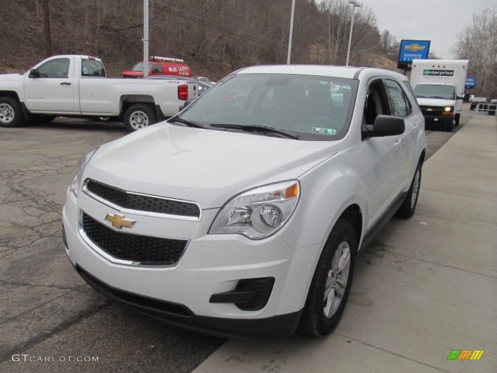 2014 Equinox LS AWD - Summit White / Jet Black photo #8