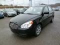 2011 Ebony Black Hyundai Accent GLS 4 Door  photo #3