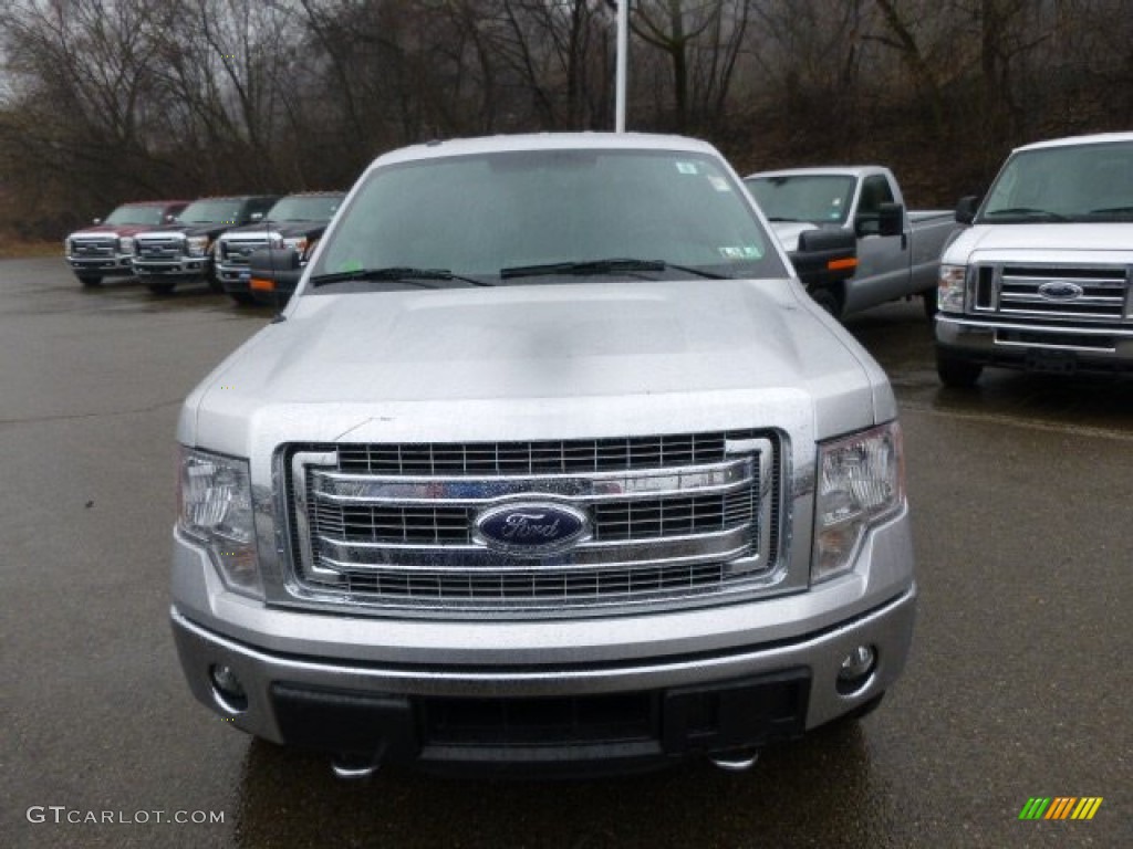 2014 F150 XLT SuperCrew 4x4 - Ingot Silver / Steel Grey photo #3