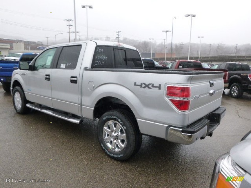 2014 F150 XLT SuperCrew 4x4 - Ingot Silver / Steel Grey photo #6