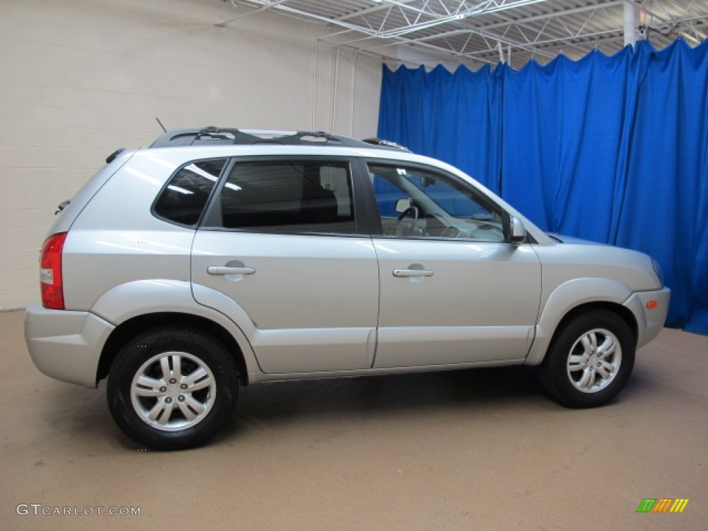 2007 Tucson Limited 4WD - Platinum Metallic / Gray photo #10