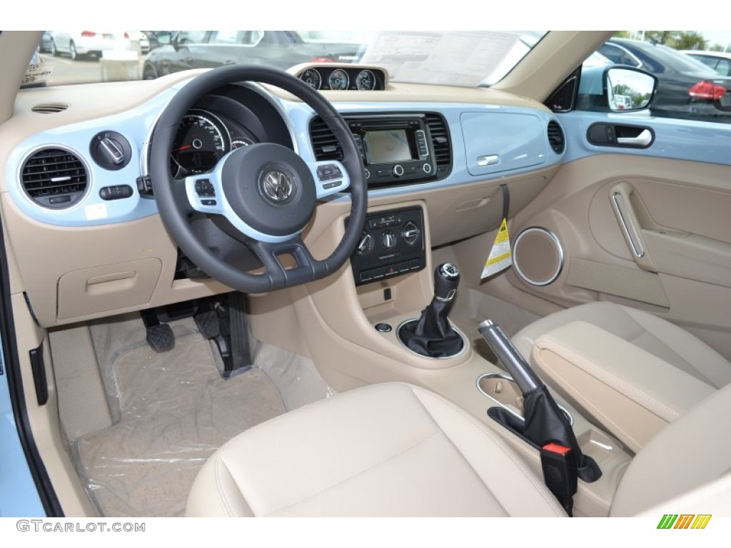 Beige Interior 2014 Volkswagen Beetle TDI Photo #92279167