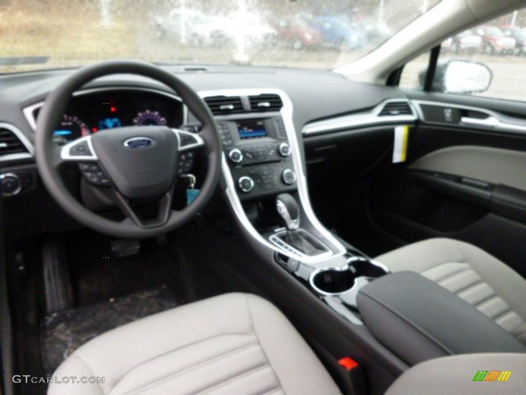 2014 Fusion S - Sterling Gray / Earth Gray photo #14