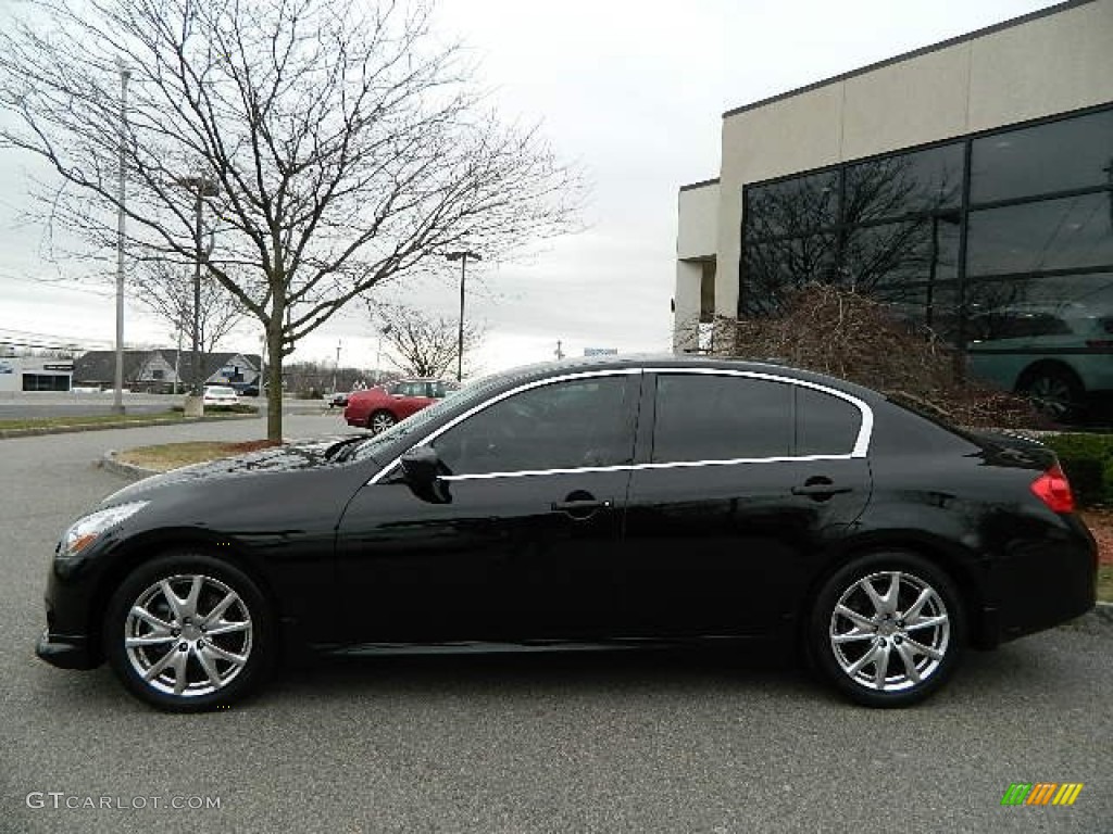 Black Obsidian 2012 Infiniti G 37 x S Sport AWD Sedan Exterior Photo #92280619