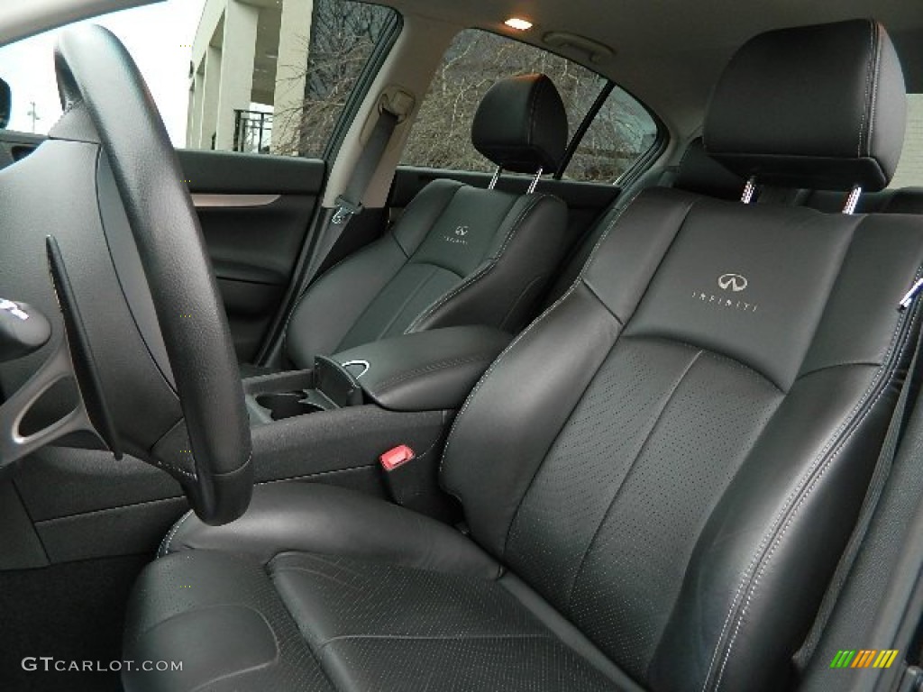 2012 Infiniti G 37 x S Sport AWD Sedan Front Seat Photo #92280698