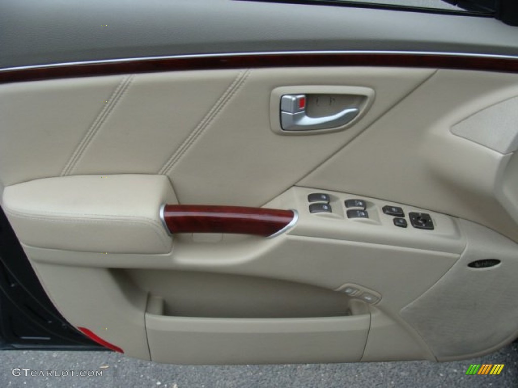 2007 Azera Limited - Ebony Black / Beige photo #7
