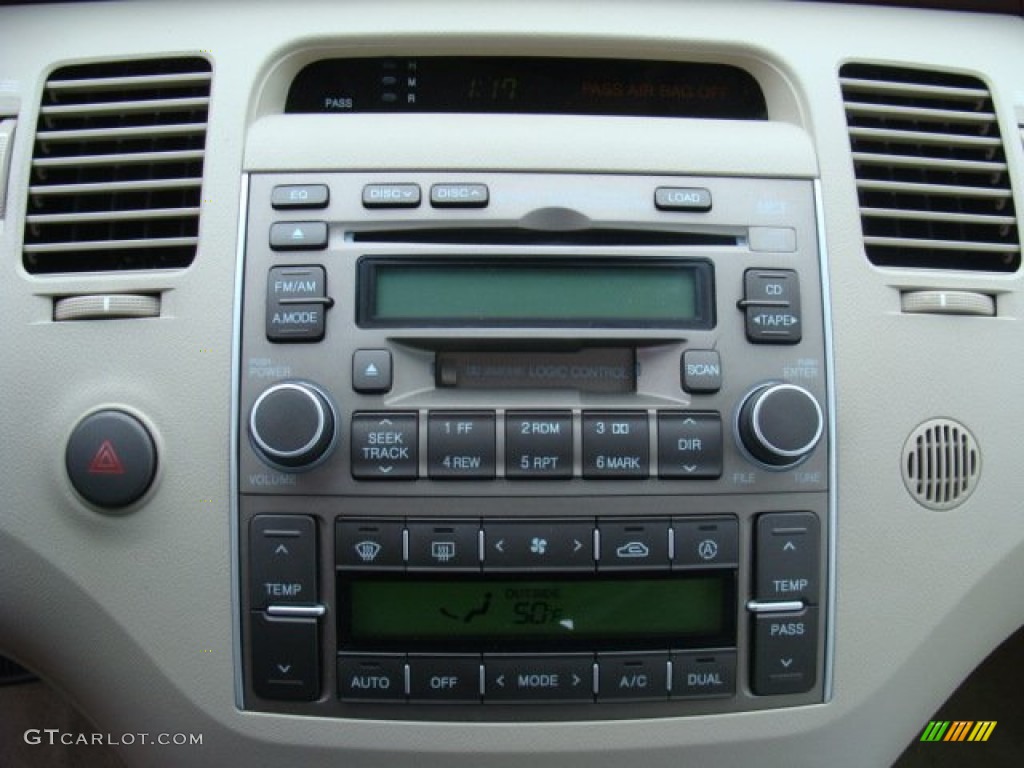2007 Azera Limited - Ebony Black / Beige photo #18