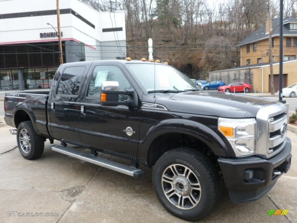 2014 F250 Super Duty Platinum Crew Cab 4x4 - Kodiak Brown Metallic / Platinum Pecan Leather photo #1