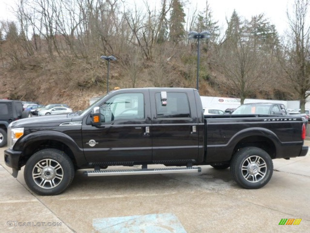 2014 F250 Super Duty Platinum Crew Cab 4x4 - Kodiak Brown Metallic / Platinum Pecan Leather photo #2