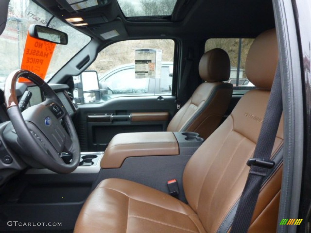 2014 F250 Super Duty Platinum Crew Cab 4x4 - Kodiak Brown Metallic / Platinum Pecan Leather photo #4