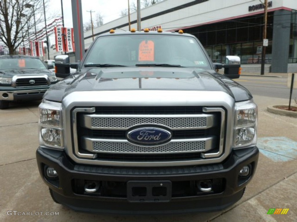2014 F250 Super Duty Platinum Crew Cab 4x4 - Kodiak Brown Metallic / Platinum Pecan Leather photo #18