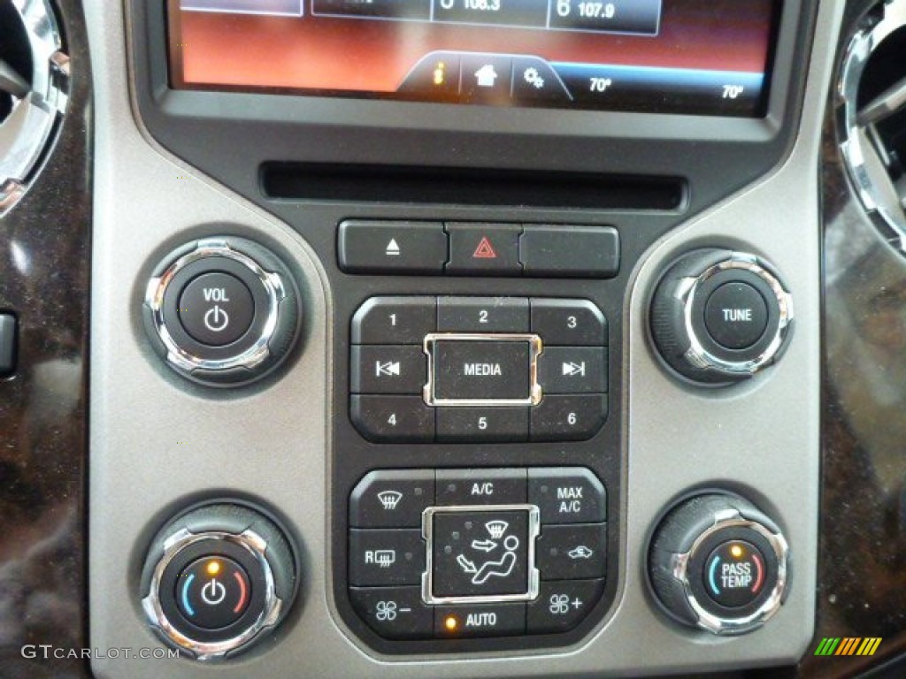 2014 F250 Super Duty Platinum Crew Cab 4x4 - Kodiak Brown Metallic / Platinum Pecan Leather photo #24