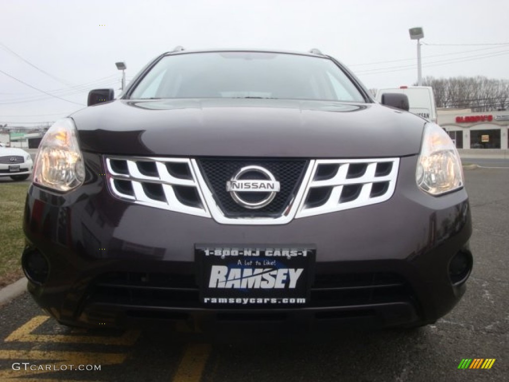 2011 Rogue SV AWD - Black Amethyst / Black photo #2