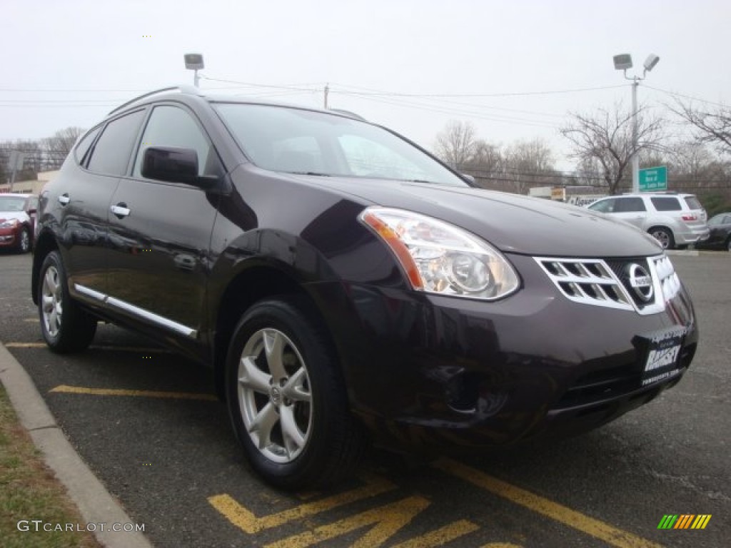 2011 Rogue SV AWD - Black Amethyst / Black photo #3