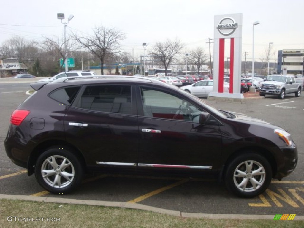 2011 Rogue SV AWD - Black Amethyst / Black photo #4