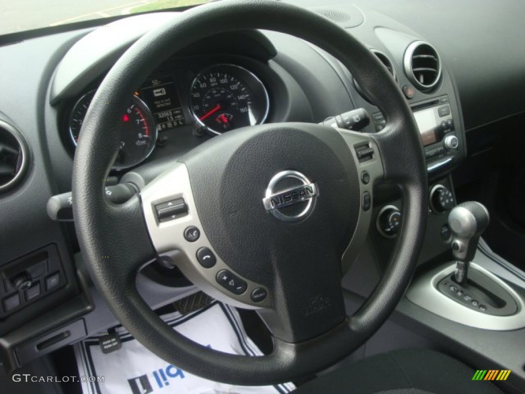 2011 Rogue SV AWD - Black Amethyst / Black photo #20