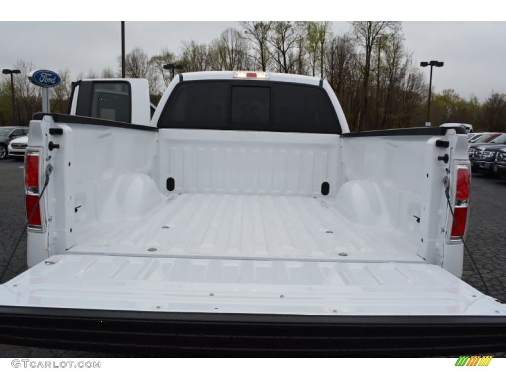 2014 F150 XLT SuperCab - Oxford White / Steel Grey photo #9