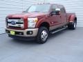 2014 Ruby Red Metallic Ford F350 Super Duty King Ranch Crew Cab 4x4 Dually  photo #7