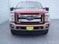 2014 Ruby Red Metallic Ford F350 Super Duty King Ranch Crew Cab 4x4 Dually  photo #8
