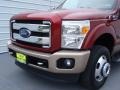 2014 Ruby Red Metallic Ford F350 Super Duty King Ranch Crew Cab 4x4 Dually  photo #12