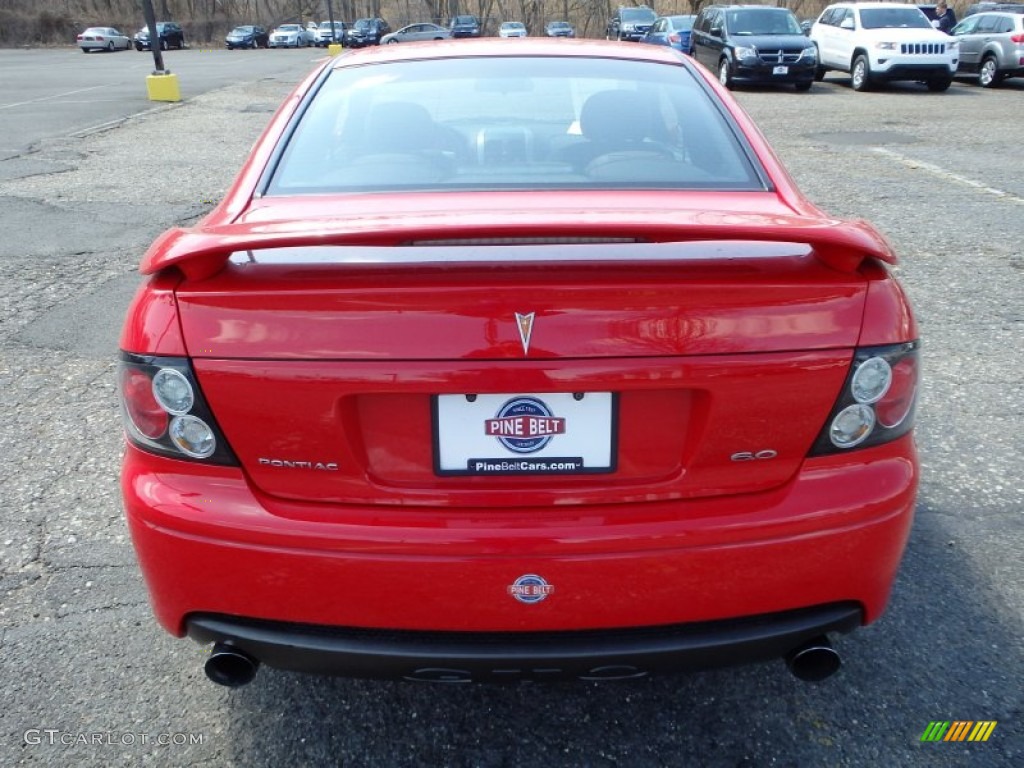 2006 GTO Coupe - Spice Red Metallic / Black photo #8