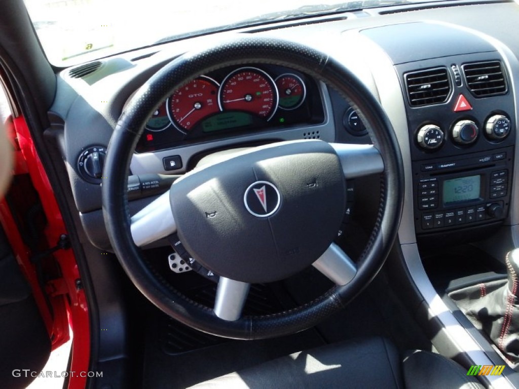 2006 GTO Coupe - Spice Red Metallic / Black photo #15