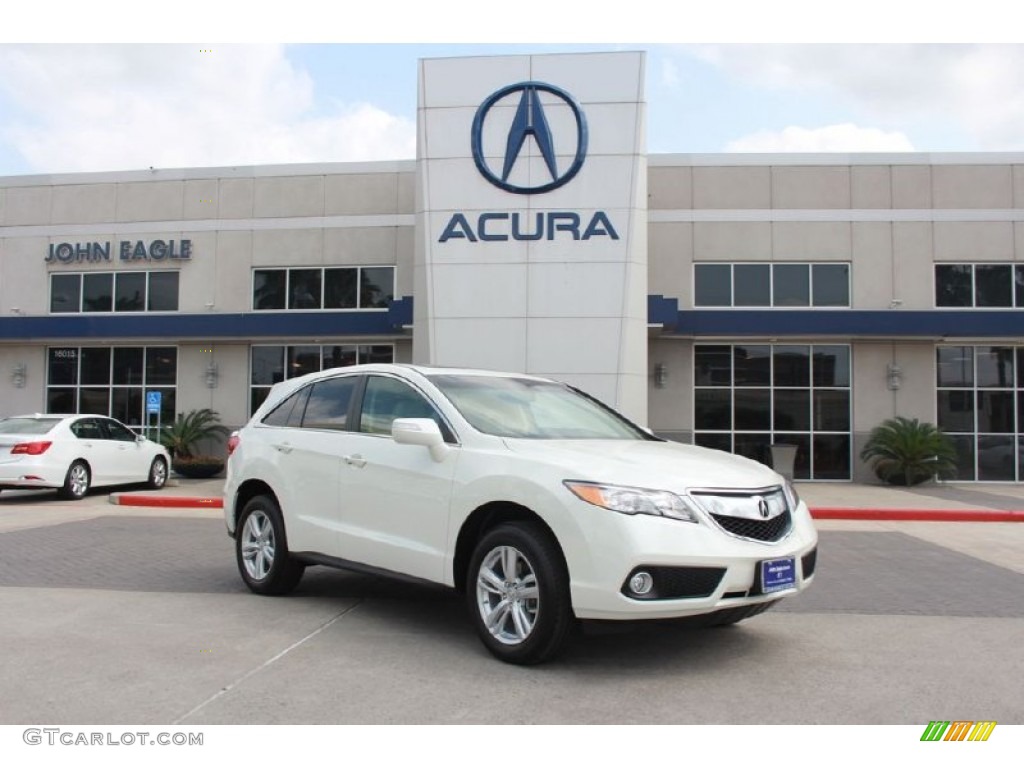 White Diamond Pearl Acura RDX