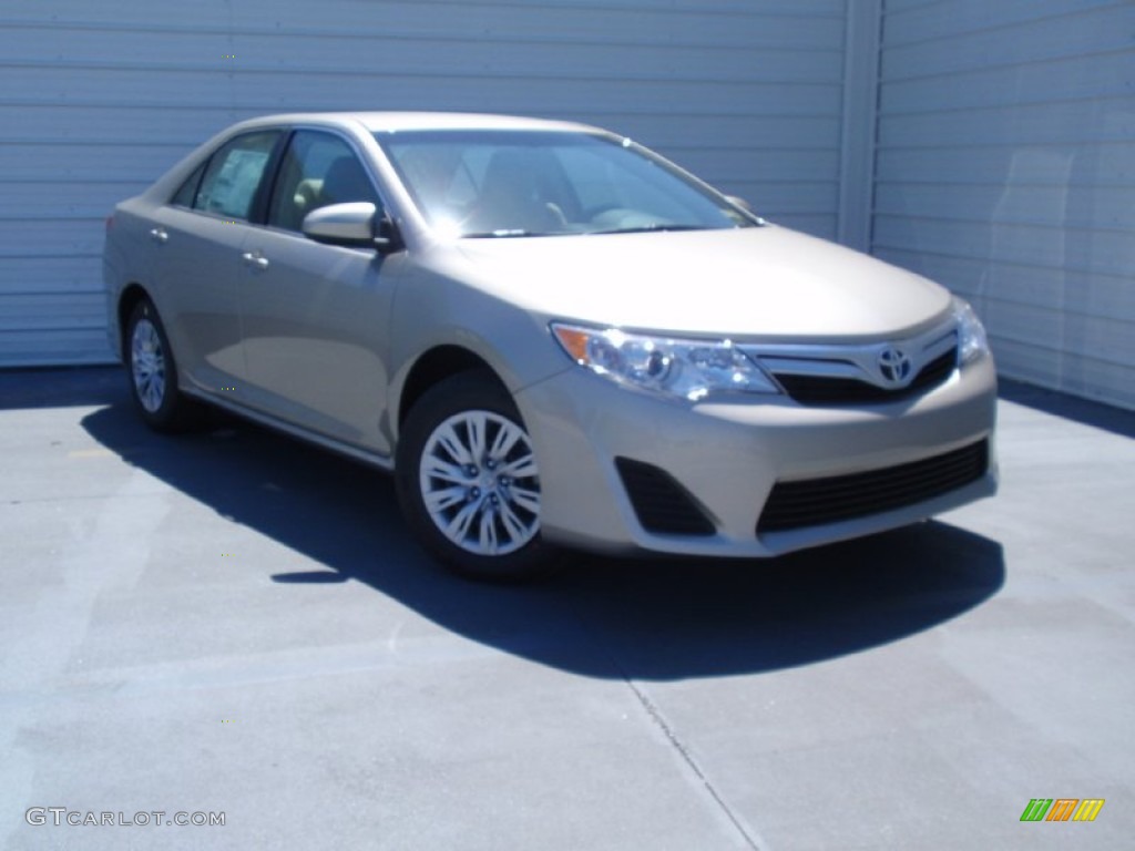 2014 Camry LE - Champagne Mica / Ivory photo #1