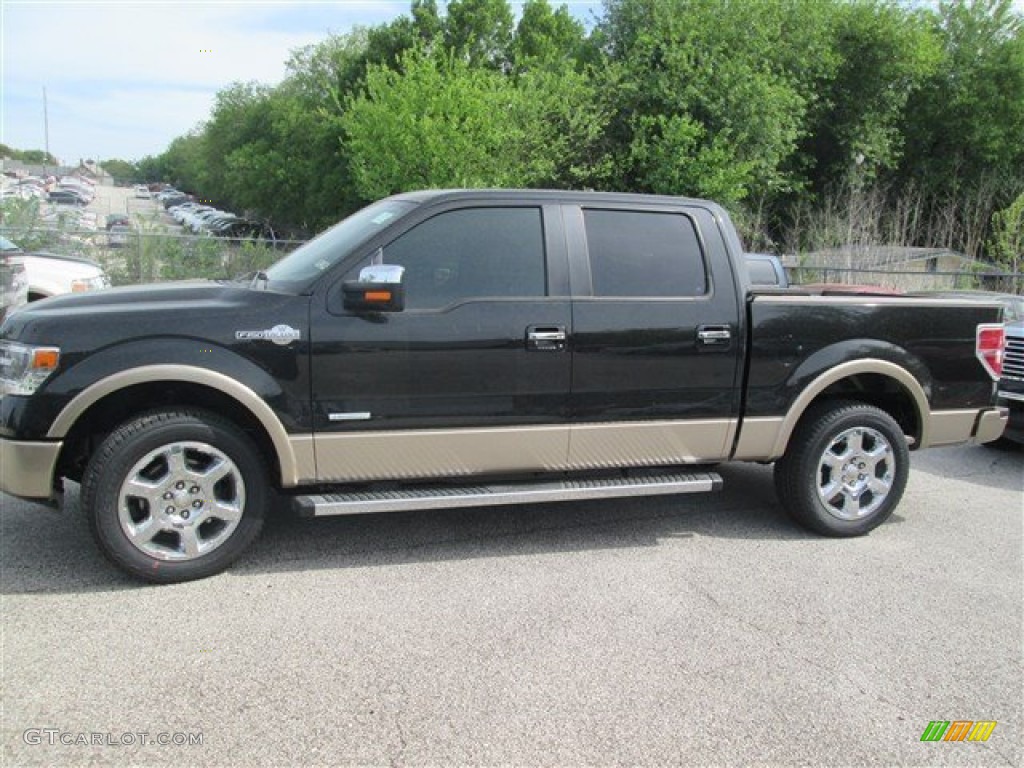 2014 F150 King Ranch SuperCrew - Tuxedo Black / King Ranch Chaparral/Black photo #1