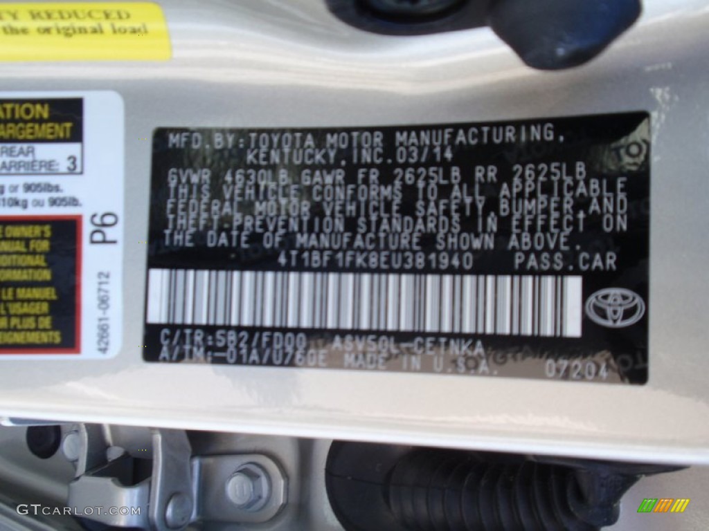 2014 Camry LE - Champagne Mica / Ivory photo #32