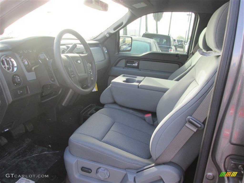 2014 F150 XLT SuperCrew 4x4 - Sterling Grey / Steel Grey photo #9