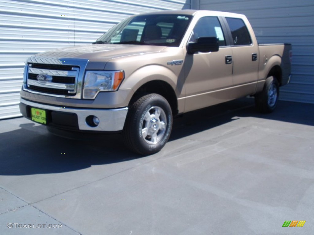 2014 F150 XLT SuperCrew - Pale Adobe / Pale Adobe photo #7