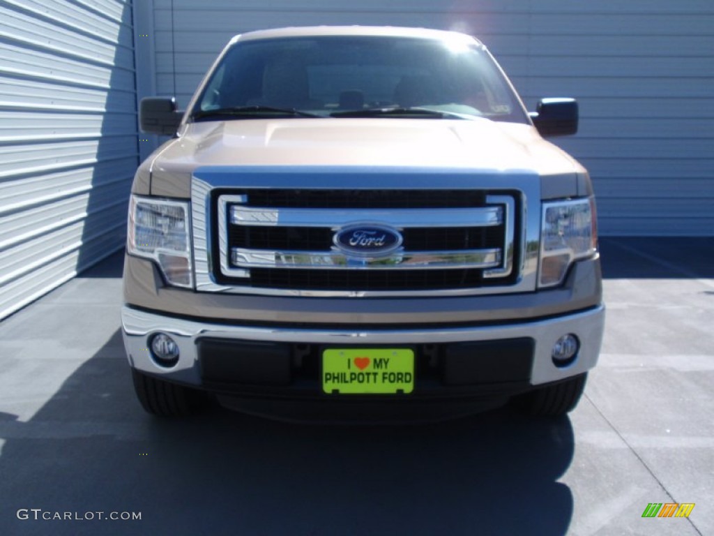 2014 F150 XLT SuperCrew - Pale Adobe / Pale Adobe photo #8