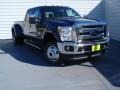 Blue Jeans Metallic - F350 Super Duty Lariat Crew Cab 4x4 Dually Photo No. 2