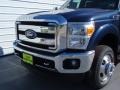 2014 Blue Jeans Metallic Ford F350 Super Duty Lariat Crew Cab 4x4 Dually  photo #11