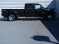 2014 Tuxedo Black Metallic Ford F350 Super Duty Lariat Crew Cab 4x4 Dually  photo #3