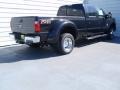 2014 Tuxedo Black Metallic Ford F350 Super Duty Lariat Crew Cab 4x4 Dually  photo #4