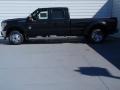 2014 Tuxedo Black Metallic Ford F350 Super Duty Lariat Crew Cab 4x4 Dually  photo #6