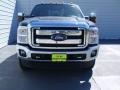 2014 Tuxedo Black Metallic Ford F350 Super Duty Lariat Crew Cab 4x4 Dually  photo #8