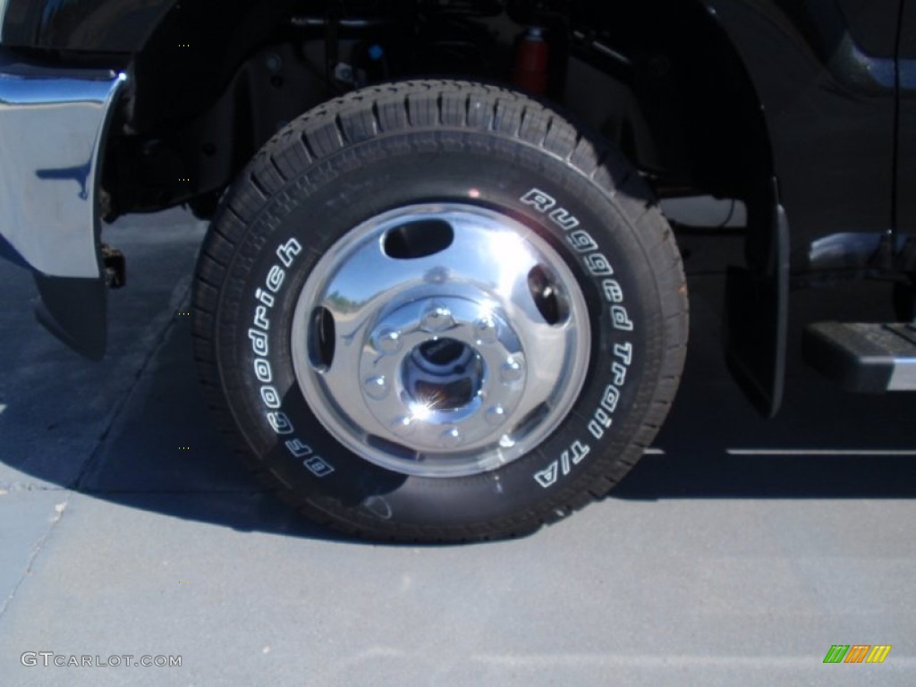 2014 F350 Super Duty Lariat Crew Cab 4x4 Dually - Tuxedo Black Metallic / Black photo #12