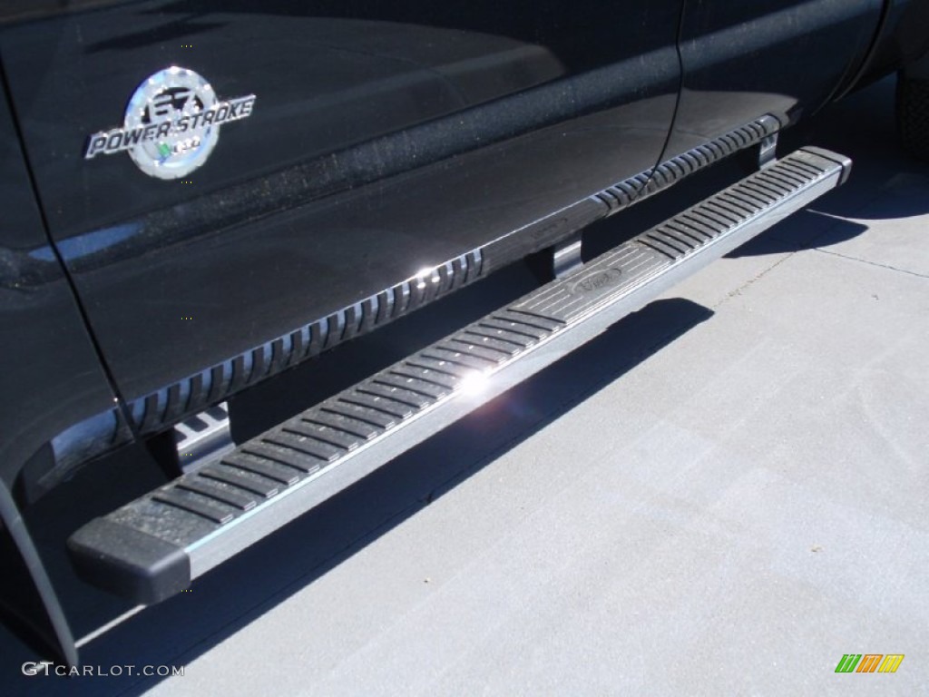 2014 F350 Super Duty Lariat Crew Cab 4x4 Dually - Tuxedo Black Metallic / Black photo #14