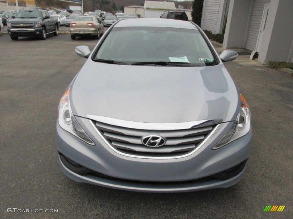 2014 Sonata GLS - Iridescent Silver Blue Pearl / Gray photo #4