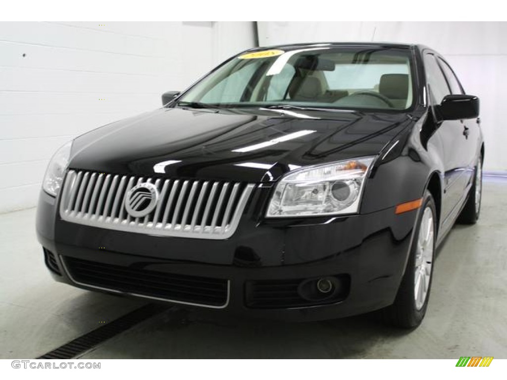 2008 Milan V6 Premier AWD - Black / Camel photo #2