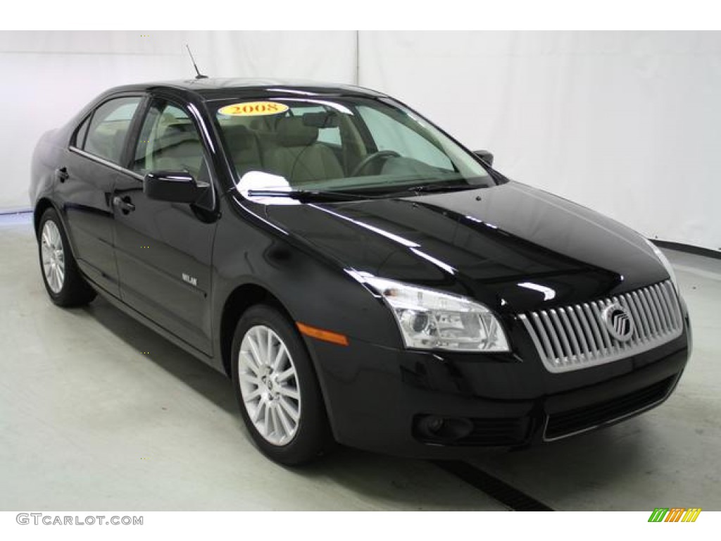2008 Milan V6 Premier AWD - Black / Camel photo #6