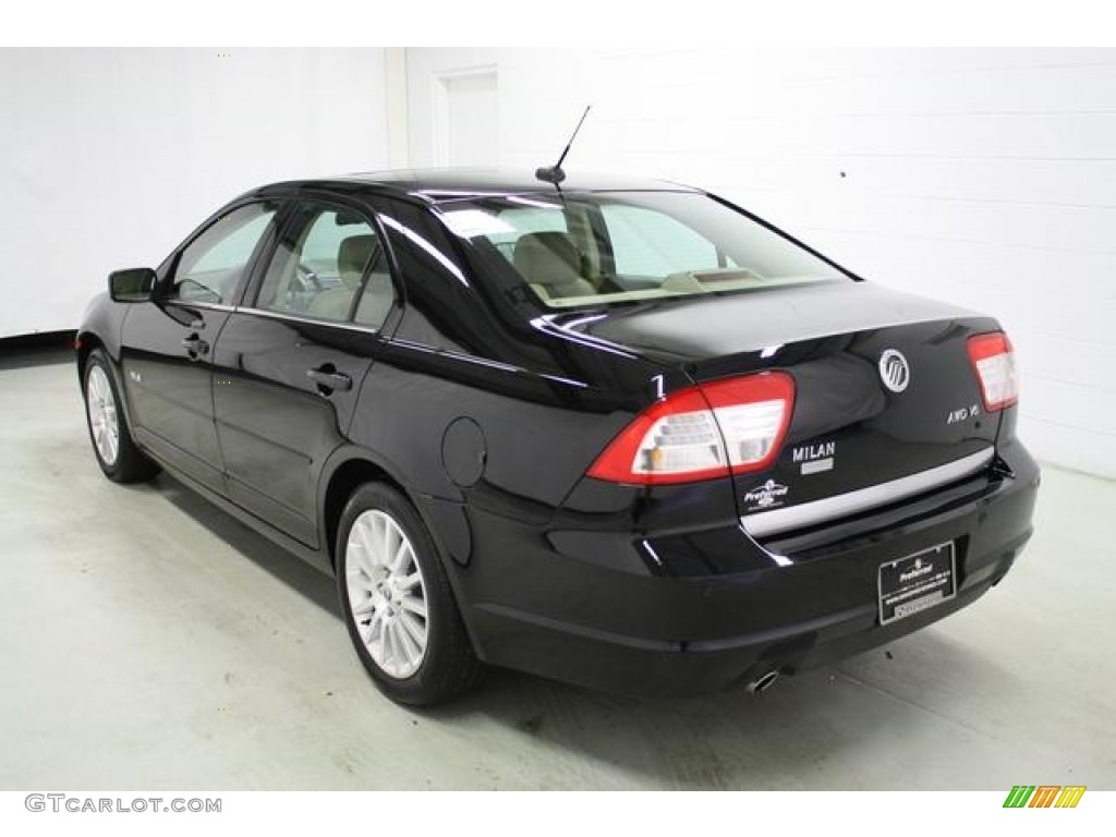 2008 Milan V6 Premier AWD - Black / Camel photo #15