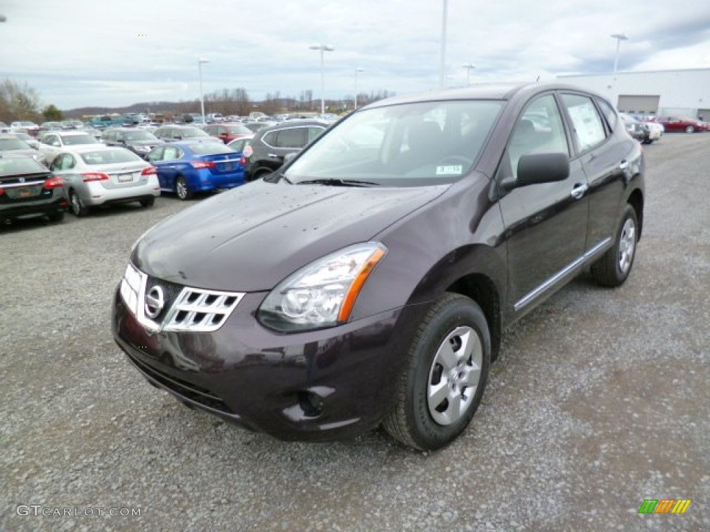 Black Amethyst 2014 Nissan Rogue Select S AWD Exterior Photo #92305363
