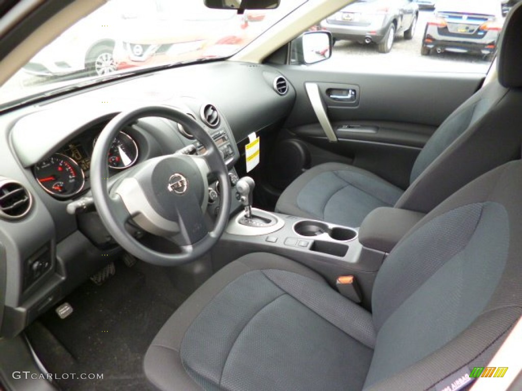 Black Interior 2014 Nissan Rogue Select S AWD Photo #92305653