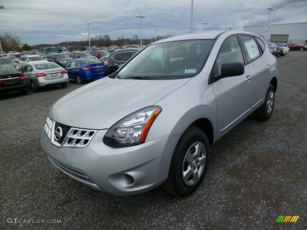 Brilliant Silver 2014 Nissan Rogue Select S AWD Exterior Photo #92305803